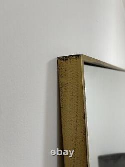 FULL LENGTH VINTAGE GOLD RECTANGLE EXTRA LARGE METAL MIRROR 200x100cm (ww409)