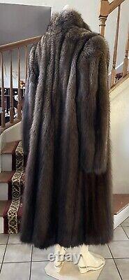Fisher Sable Fur Revillon Fifth Avenue Full Length Coat