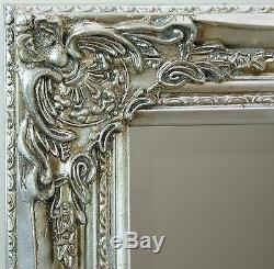 Florence Large champage Silver Leaner Full Length floor Wall Mirror 163cm x72cm
