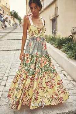 Free People Bluebell Floral Maxi Dress Size L BNWT RRP £158