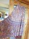 Free People Spell And The Gypsy Rose/tyrie Tiered Floral Skirt Nwt L