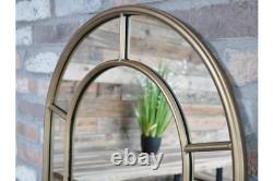 Full Length Arched Mirror Brass Frame Large Standing Mirror 6443