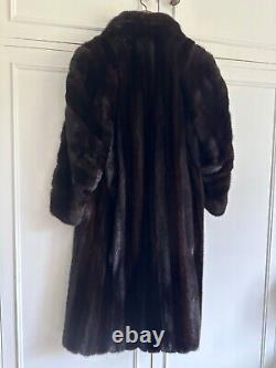 Full Length Dark Brown Mink Coat