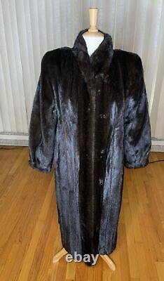 Full Length Mink Coat- Size L Size 14