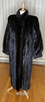 Full Length Mink Coat- Size L Size 14