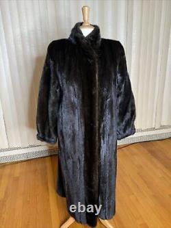 Full Length Mink Coat- Size L Size 14