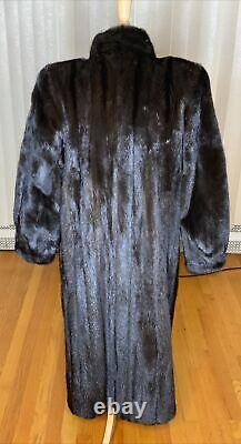 Full Length Mink Coat- Size L Size 14