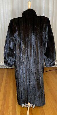 Full Length Mink Coat- Size L Size 14