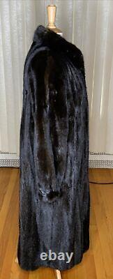 Full Length Mink Coat- Size L Size 14