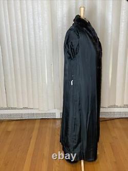 Full Length Mink Coat- Size L Size 14