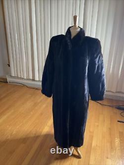 Full Length Mink Coat- Size L Size 14