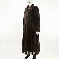 Full Length Sheared Beaver Coat- Size L (Vintage Furs)