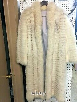 Full Length White Fur Coat