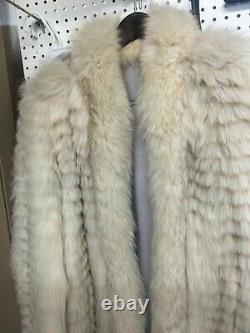 Full Length White Fur Coat