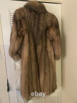 Full length Crystal Fox Fur Coat