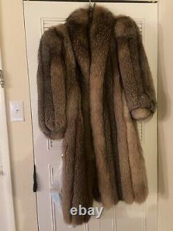 Full length Crystal Fox Fur Coat