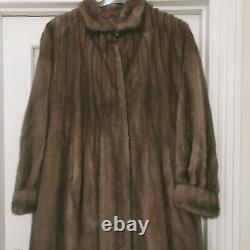 Furriers Alexander Claude Vintage Mink Fur Full Length Coat