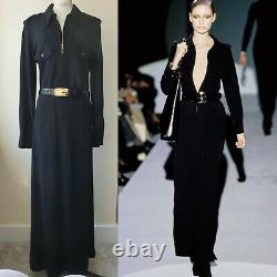 GUCCI TOM FORD FALL 1996 BLACK LONG DRESS Size L