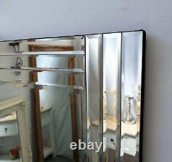 Gabriella Extra Large Glass Full Length Bevelled Leaner Wall Mirror 174cm x 85cm