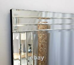 Gabriella Extra Large Glass Full Length Bevelled Leaner Wall Mirror 174cm x 85cm