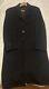 Giorgio Armani Black Wool Full Length Men's Overcoat Size Large