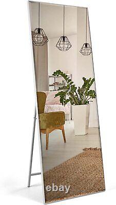 HORLIMER 65x24 inches Full Length Mirrors with White Frame, 165x60 cm Large Long