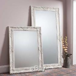 Hampshire Large Cream Full Length Decorative Leaner Wall Floor Mirror 170 x 84cm