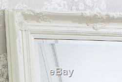 Harrow Extra Large Cream Rectangle Full Length Wall Mirror 67 x 33