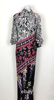 Hayley Menzies Clemmie Bias Cut Floral Maxi Dress Size L. RRP 525£ withtag