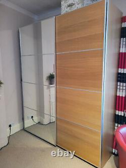 IKEA PAX Large wardrobe with mirror sliding doors. Perfect condition