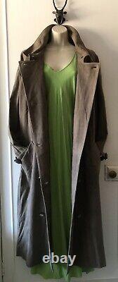 JANE NORRIS of Somerset British Designer Full Length Suede Coat. Never Worn