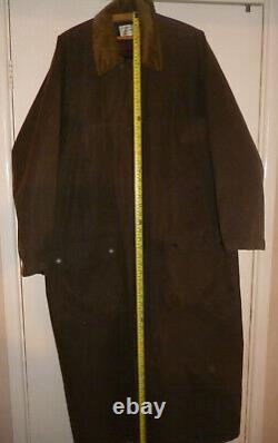 John Partridge Full Length Wax Coat Size L Hunting Shooting Riding Immaculate