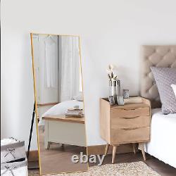 KIAYACI Full Length Floor Mirror with Stand 43x16 Large Wall Mounted Full Body
