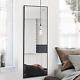 Kiayaci Full Length Floor Mirror With Stand 47x16 Large Wall Mounted Full Body