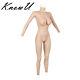 Knowu Silicone Full Body Suit Breast Forms E Cup Ankle-length Pants Transgender