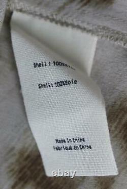 L'agence Cameron Belted Leopard Print Silk Crepe De Chine Maxi Dress Large