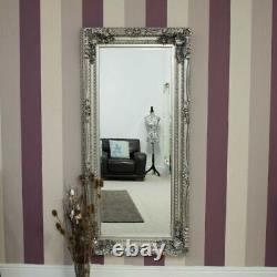 LARGE MIRROR Lois Leaner Antique Full Length Gold / Silver Wall 175cm x 84cm