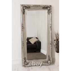 LARGE MIRROR Lois Leaner Antique Full Length Gold / Silver Wall 175cm x 84cm
