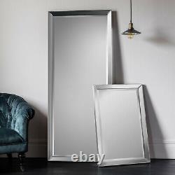 LUNA Extra Large Modern Frameless Wall Leaner Full Length Floor Mirror 70 x 30