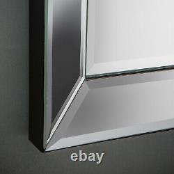 LUNA X Large Modern Frameless Wall Leaner Full Length Floor Mirror 70 x 30