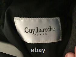 La Roche Paris Mans 100% Cashmere Full Length Overcoat Size Large