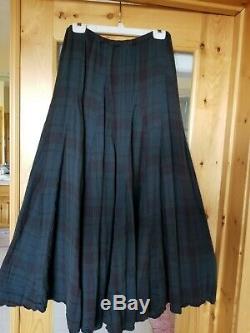 Ladies Free People CP Shades Lily Cotton Maxi Skirt Sold Out Teal Maroon L NWT