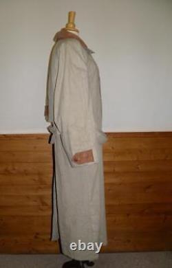 Ladies Large Full Length Beige Cotton Coat By John Partridge For Japes Wardrobe