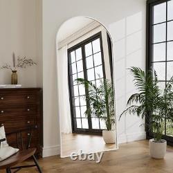 Large 71x30 Arched Full Length Mirror Mirror Full Length 71L x 30W White