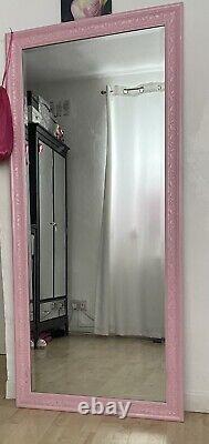 Large Antique Design Full Length Wall Mirror 5ft4 x 2ft4