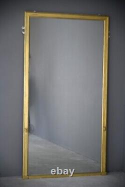 Large Antique Gilt Frame Full Length Wall Mirror