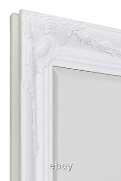 Large Antique White Mirror Classic Full Length Ornate 110cm-200cm x 79cm-140cm