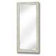 Large Baroque Ornate Antique White Decorative Rectangle Full Length Wall Mirror