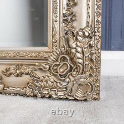 Large Champagne Ornate Mirror Heavily Full Length Wall Home Decor 180cm x 90cm