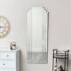 Large Frameless Art Deco Wall Mirror 52cm X 142cm Full Length Tall Slim